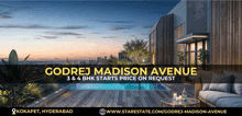 godrej madison avenue 3 & 4 bhk starts price on request is advertised