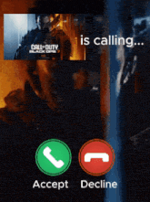 a call of duty black ops game is being played on a phone