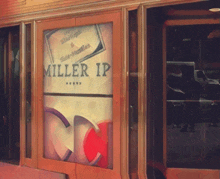 a miller ip sign is displayed in a window