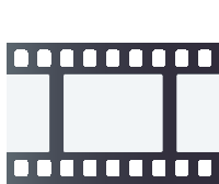 a picture of a film strip with holes in it