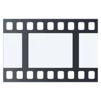 a picture of a film strip with holes in it