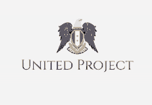 a logo for united project shows an eagle and a shield