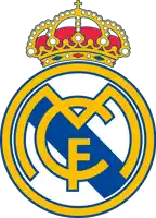 the real madrid logo has a crown on top