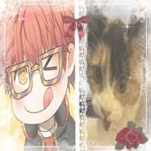 a picture of a boy wearing glasses with the letter z on them