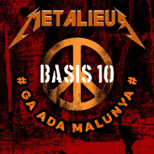 metallica 's basis 10 has a peace sign on it