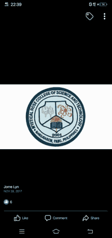 a logo for the electrical note college of science and technology is shown