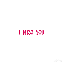 a white background with the words " i miss you " in red