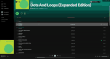 dots and loops expanded edition is displayed on a computer screen