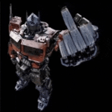 a robot is giving the middle finger with its arms