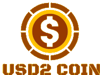 a logo for usd2 coin with a dollar sign in a circle