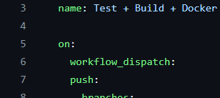 a screenshot of a program that says test build and docker