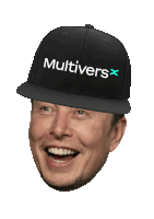 a man is wearing a hat that says multivers x