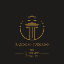 a logo that says random - juzgado on it