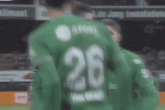 a player with the number 26 on his back