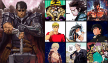 a collage of comic book characters including one that says you won