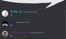 a screenshot of a chat with yrrrhm and phonkpharmacist