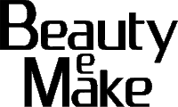 a black and white logo for beauty make