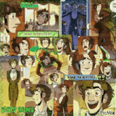 a collage of cartoon characters with mad scientist written at the top