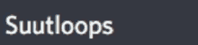 a blurry image of the word sluitloops on a dark background