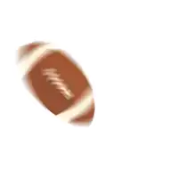 a super bowl sunday logo with a football in the center