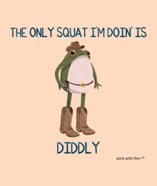 a picture of a frog wearing cowboy boots and a cowboy hat