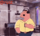 a cartoon of peter griffin says ho ho