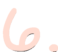 a pink letter l with a white background