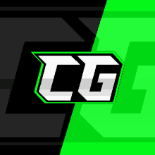 a green and black logo with the letter lg on it