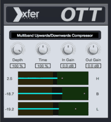 a xfer ott multiband upwards downwards compressor