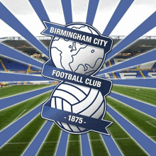 a logo for birmingham city football club is shown