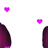 a gray background with pink hearts on it