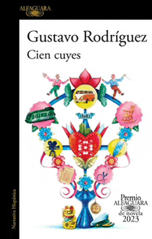 a book called cien cuyes by gustavo rodriguez has a colorful cover