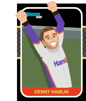 a cartoon drawing of a man wearing a hamilton jersey