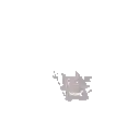 a pixel art illustration of a explosion with the words go !