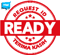 a red stamp that says request id ready on it