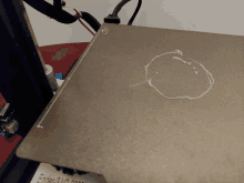 a drawing of an apple is on a piece of paper that says " ender 3 v2 "