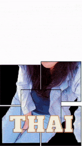 a picture of a woman with the word thai in the corner