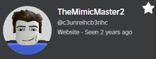 a screenshot of the mimic master 2 's website