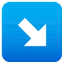 a blue icon with a white arrow pointing to the right