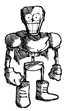 a black and white drawing of a skeleton with a big smile