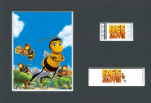 a poster for the bee movie is shown