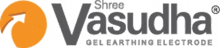 shree vasudha gel earthing electrode logo on a white background