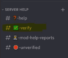 a screenshot of a server help page with a check mark on the top left corner .