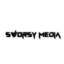 a logo for sworsy media with a white background