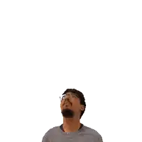 a man looks up at the number 14