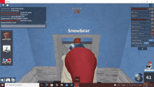 a screenshot of a video game with the name snowbear