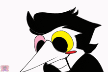 a drawing of a cartoon character with the word sniff written on the bottom