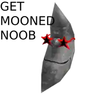 a picture of a crescent moon with red stars on it