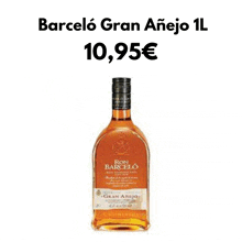 a bottle of ron barcelo gran añejo 1l for 109,95 euros