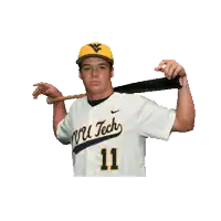 a baseball player with the number 11 on their jersey